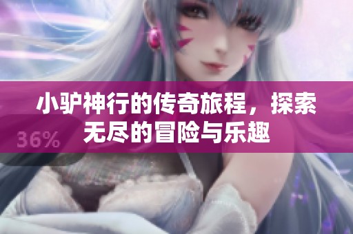 小驴神行的传奇旅程，探索无尽的冒险与乐趣