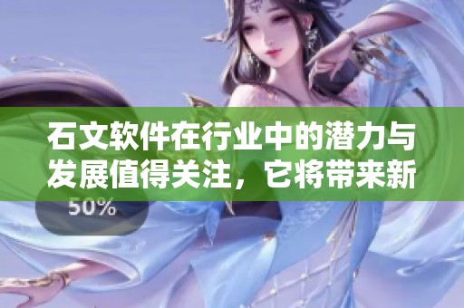 石文软件在行业中的潜力与发展值得关注，它将带来新的机遇和挑战