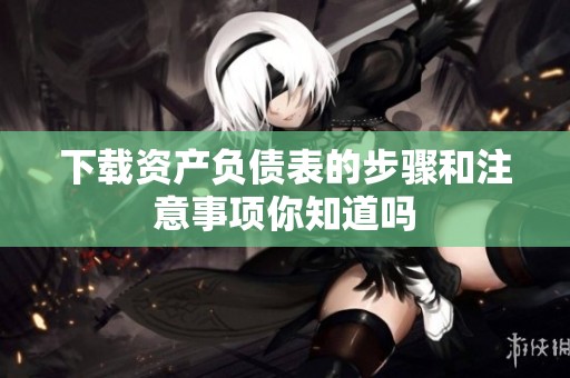 下载资产负债表的步骤和注意事项你知道吗