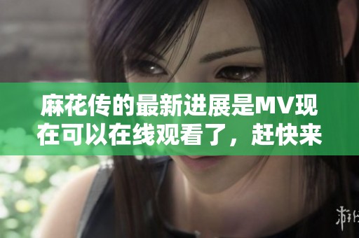 麻花传的最新进展是MV现在可以在线观看了，赶快来看看吧