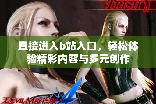 直接进入b站入口，轻松体验精彩内容与多元创作