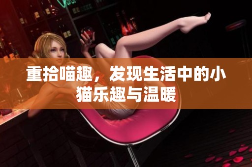重拾喵趣，发现生活中的小猫乐趣与温暖