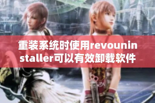 重装系统时使用revouninstaller可以有效卸载软件和程序