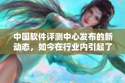 中国软件评测中心发布的新动态，如今在行业内引起了广泛关注