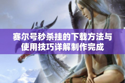 赛尔号秒杀挂的下载方法与使用技巧详解制作完成