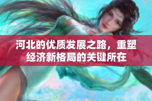 河北的优质发展之路，重塑经济新格局的关键所在