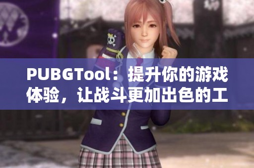 PUBGTool：提升你的游戏体验，让战斗更加出色的工具介绍