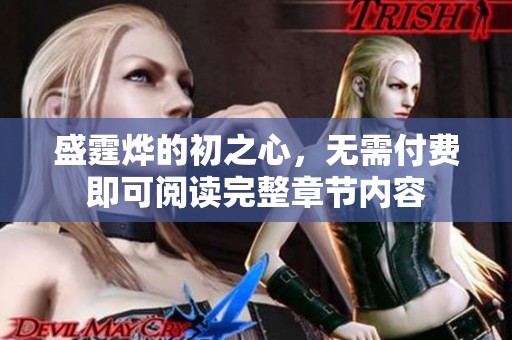 盛霆烨的初之心，无需付费即可阅读完整章节内容