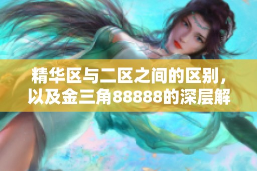 精华区与二区之间的区别，以及金三角88888的深层解析