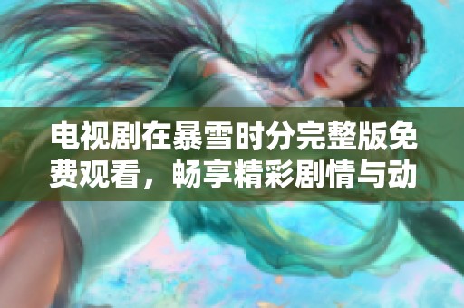 电视剧在暴雪时分完整版免费观看，畅享精彩剧情与动人故事