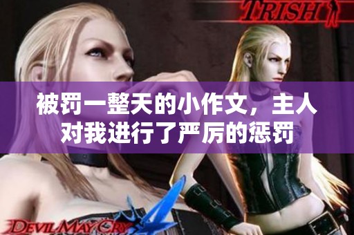 被罚一整天的小作文，主人对我进行了严厉的惩罚