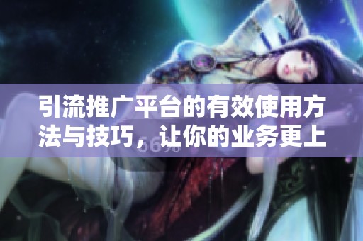 引流推广平台的有效使用方法与技巧，让你的业务更上一层楼